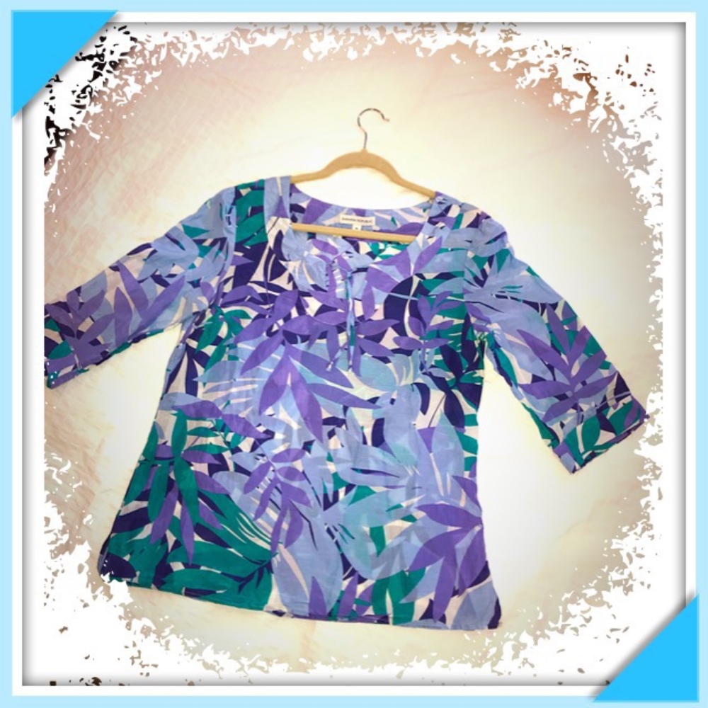Banana Republic silk blend tunic